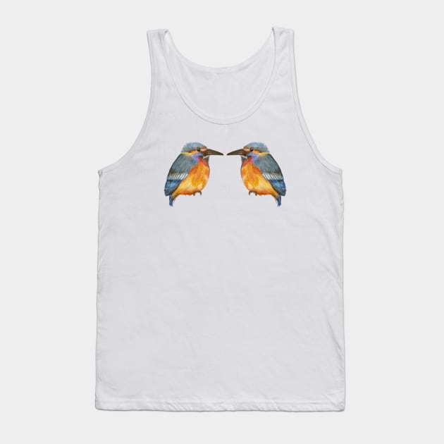 Mirrored Birds Tank Top by kuallidesigns